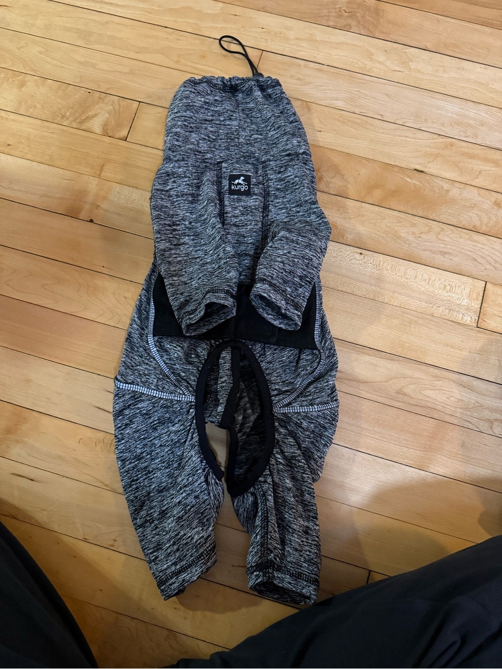 Kurgo Gray One Piece Full Body Dog Sweater